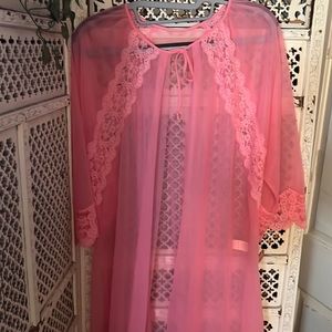 Pink vintage robe